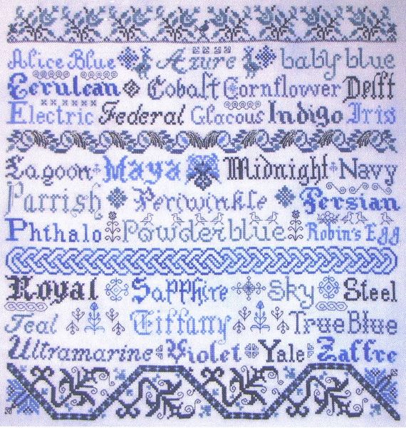 Broderie Bleue 