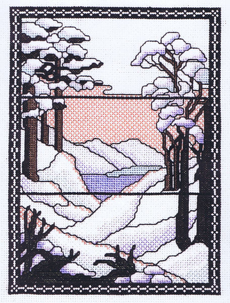 Tiffany Window - Snow