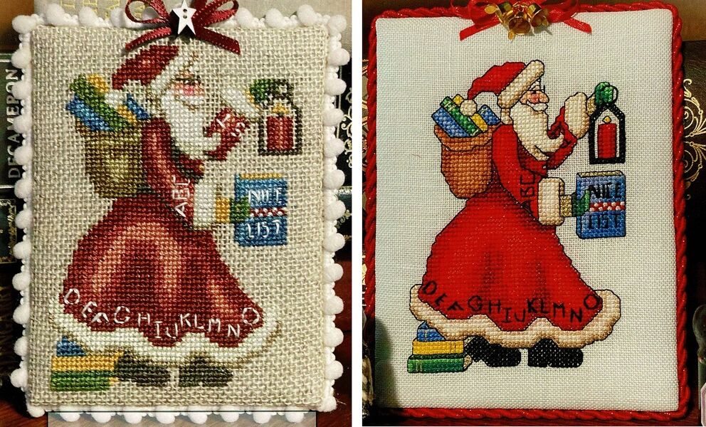 Book Lover's Santa - Rustic and Bright