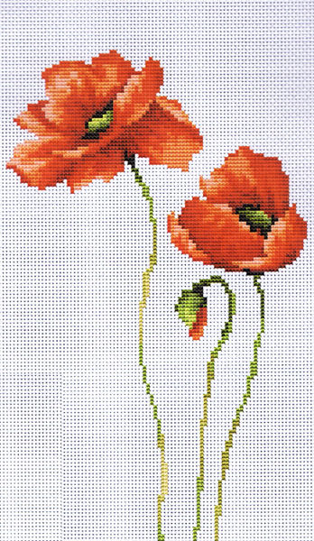 Two Poppies