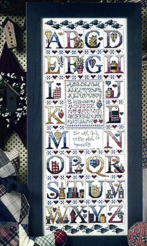 Alphabet Cafe Sampler Counted Cross stitch Chart or Kit SODAstitch SO-K6