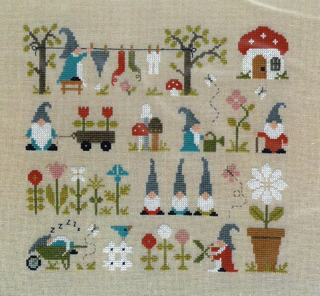 Cindy Lou Gnome ~ cross stitch pattern
