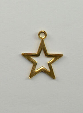 Open Star Charm