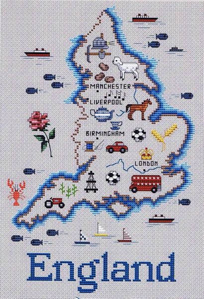 Map of England