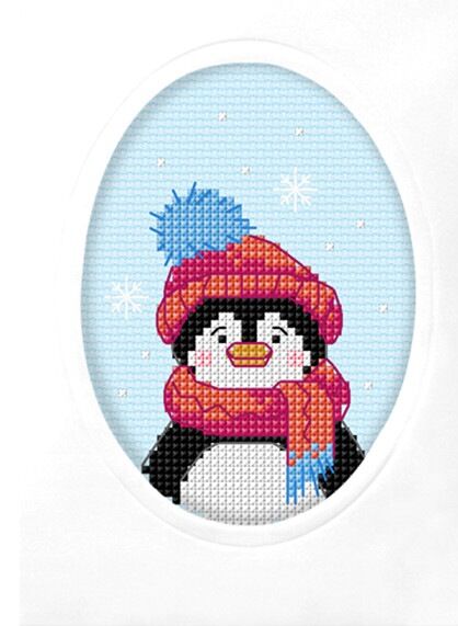 Penguin Christmas Card