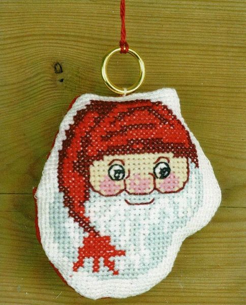 Happy Santa Christmas Ornament