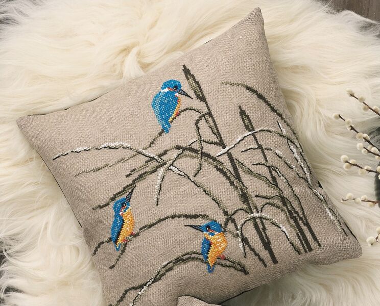 Kingfishers Cushion