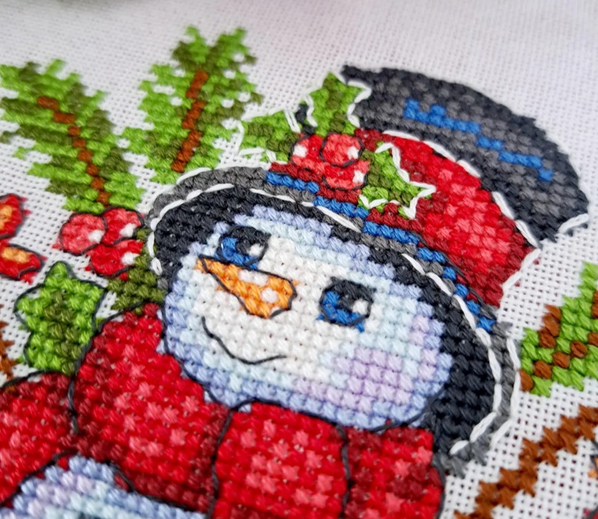 Snowman Ornament (view 2)