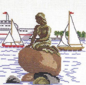 Image result for cross stitch mermaid copenhagen