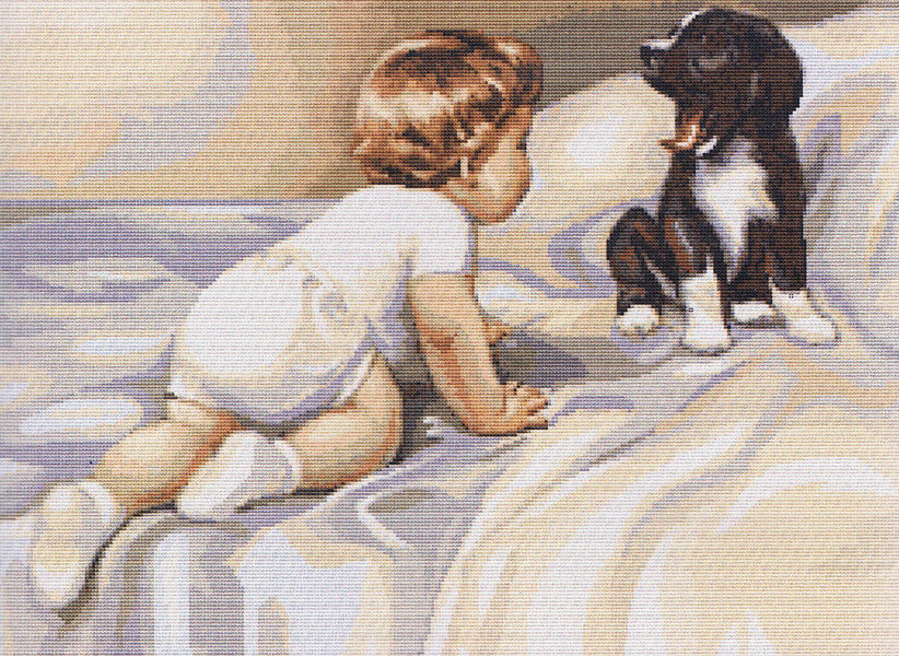 Boy with Dog