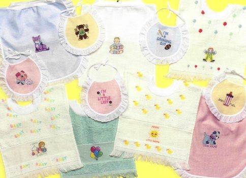 12 Baby Bibs
