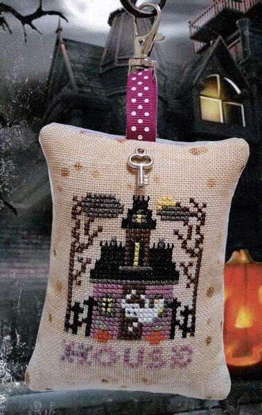 Haunted House Keychain
