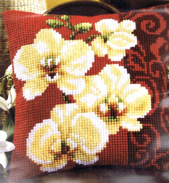 Orchid Cushion Front