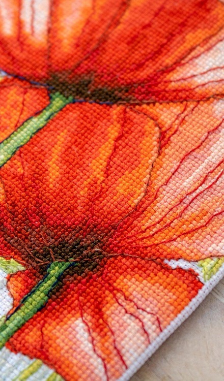 Poppies and Butterflies (view 3)
