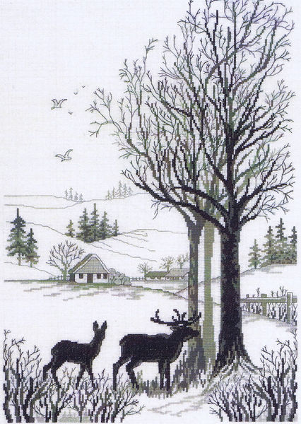 Deer in Countryside