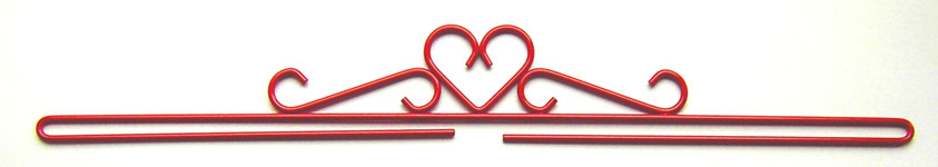 Red Heart Bellpull Hanger