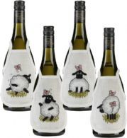 Sheep with Butterflies Wine Bottle Aprons