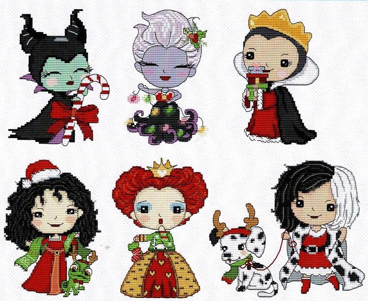 Princesses Of Evil Celebrate Christmas