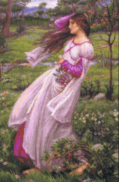 Windflowers after J W Waterhouse