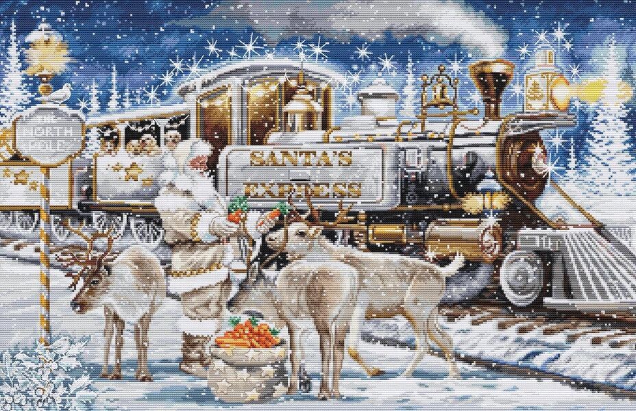 Santa's Express White