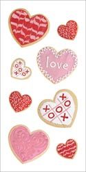 StickyPix Valentine Cookie Stickers