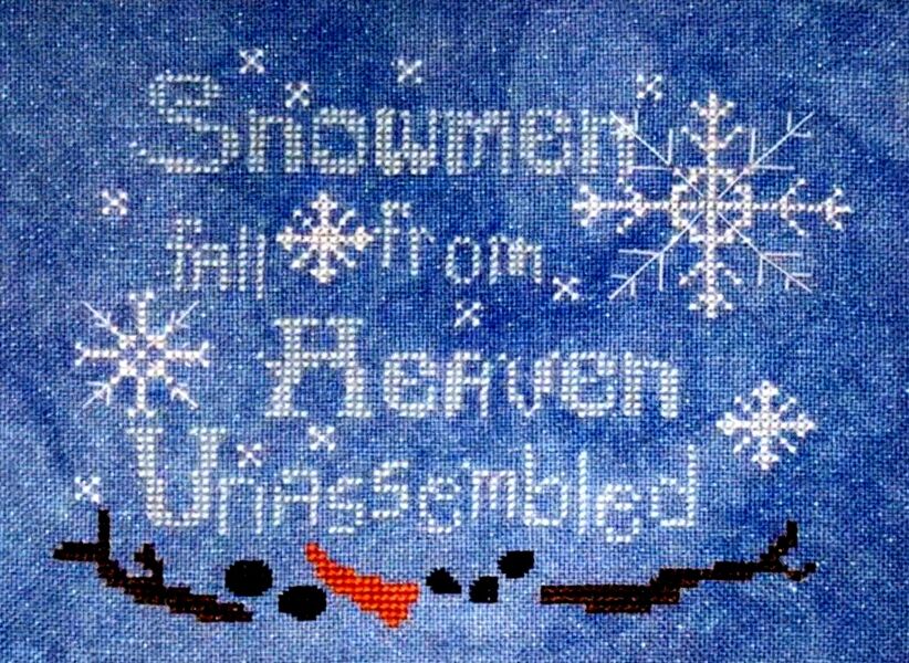 Snowmen Unassembled