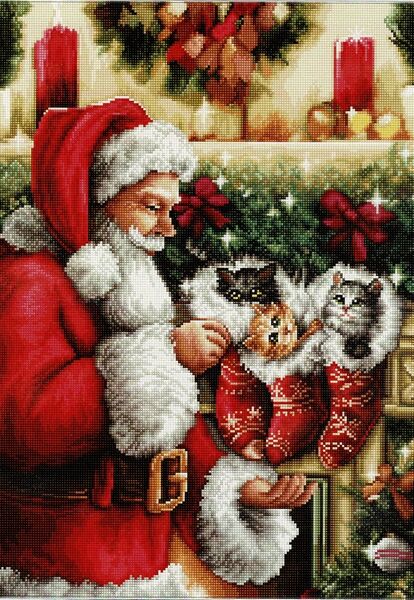 Santa Claus and Kittens