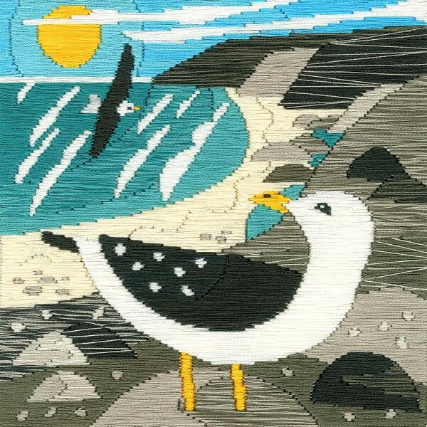 Silken Scenes - Seagulls