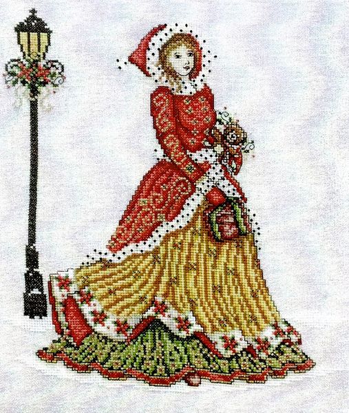 Victorian Christmas Lady