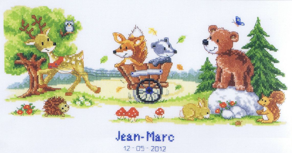 Baby in hammock From Vervaco - Sepia Collection - Cross-Stitch Kits Kits -  Casa Cenina