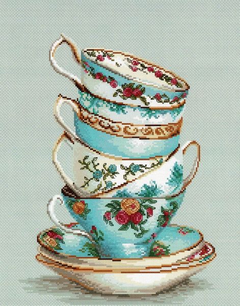 Turquoise Tea Cups