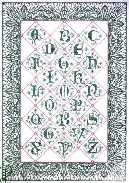 Bordered Alphabet