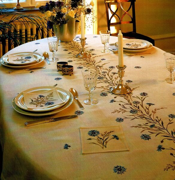 Cornflower Table Cover