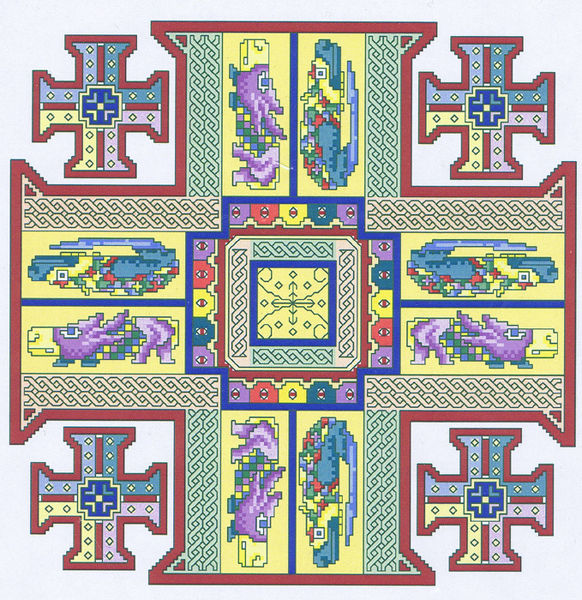 Celtic Jerusalem Cross