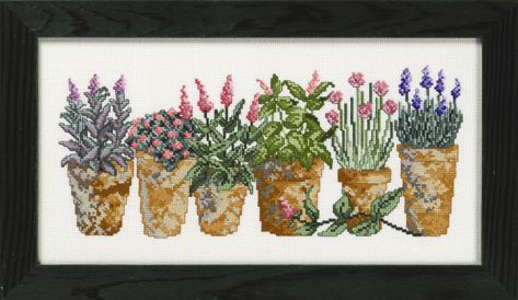 Six Herb Pots