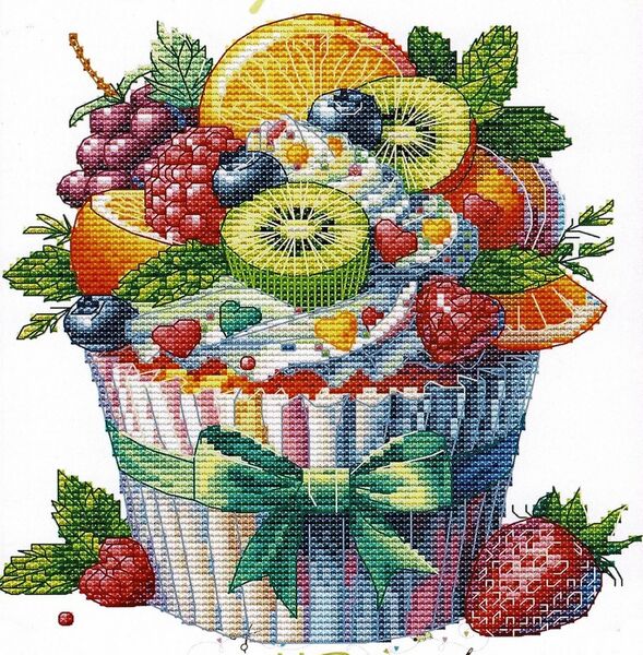Fruits Cupcake