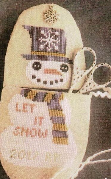 Snowman Scissors Case
