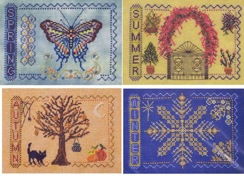 Four Seasons - cross stitch pattern by Turquoise Graphics & Designs