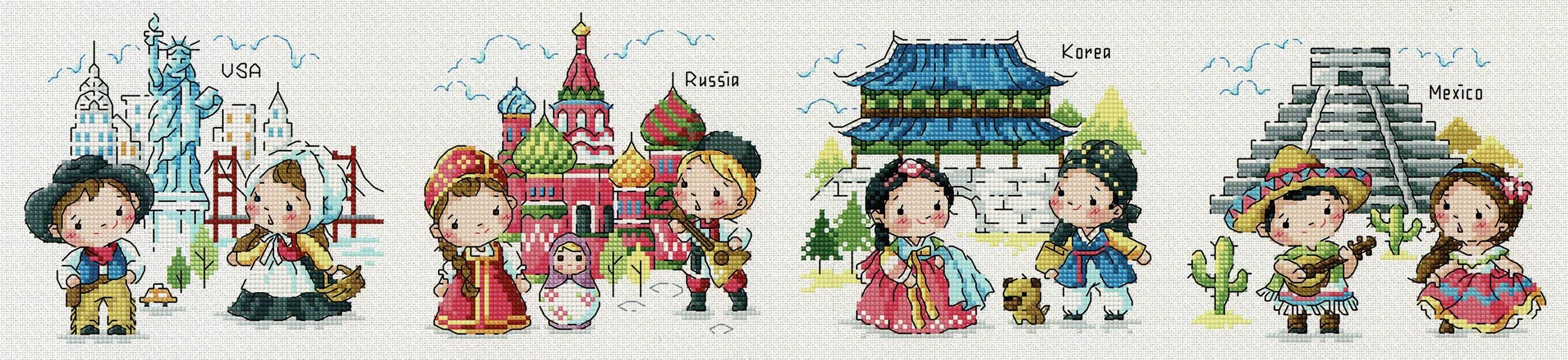 SODA Cross Stitch Pattern leaflet authentic Korean cross stitch design chart color printed on coated paper SO-3160 Love Kong Kong!