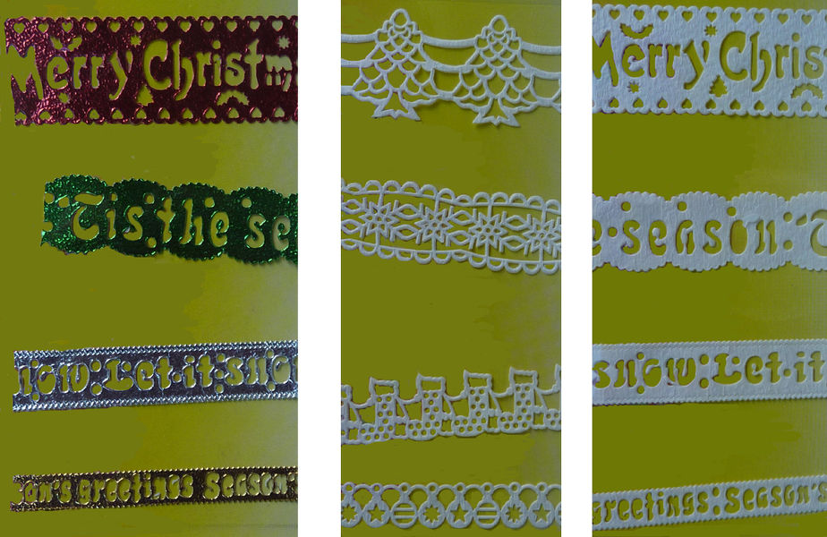 Christmas Lace Border