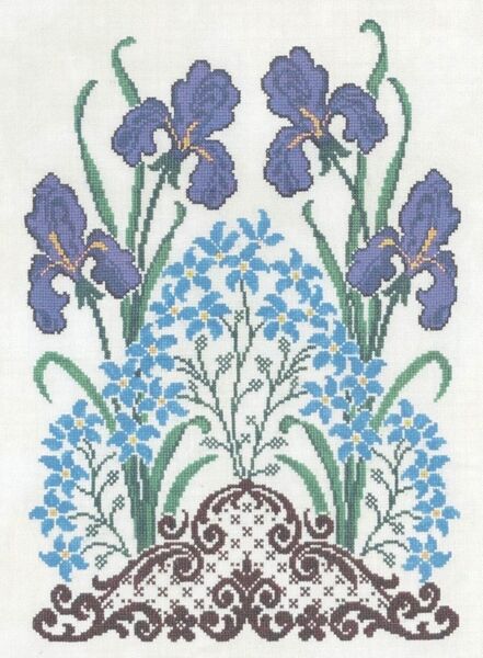 Irises in the Garden