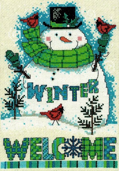 Winter Welcome Snowman
