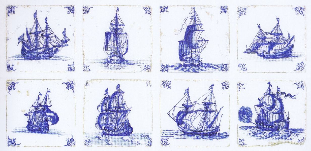 Antique Dutch ( Delft Blue) Tiles