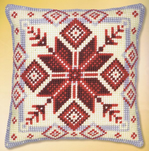 Nordic Snowflake Cushion Front