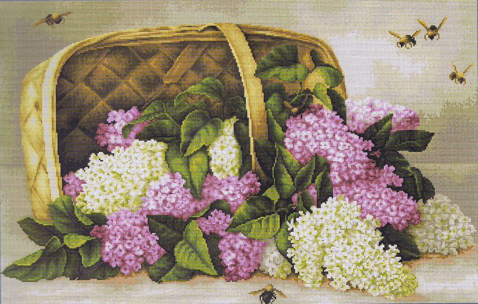 Basket of Lilacs