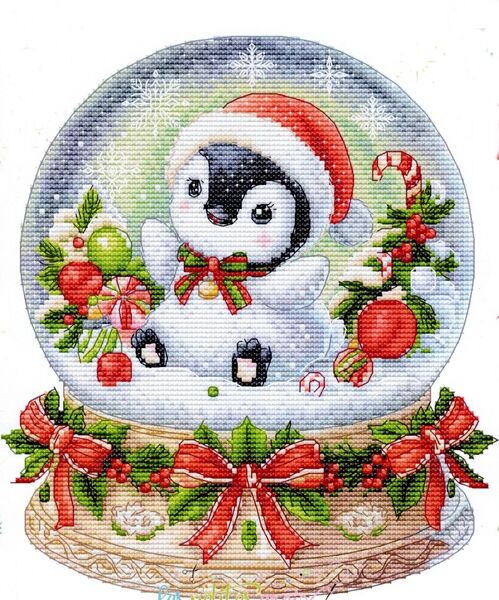 Christmas Penguin Snowball