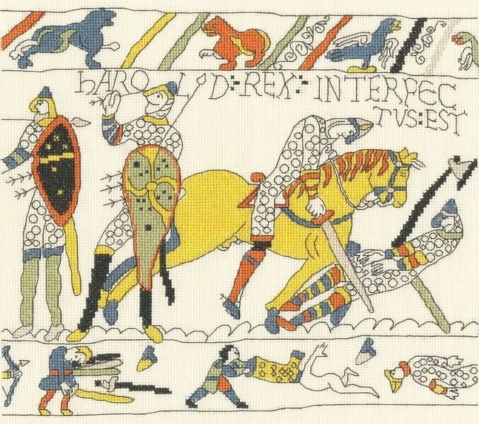 Bayeux Tapestry - The Demise Of King Harold