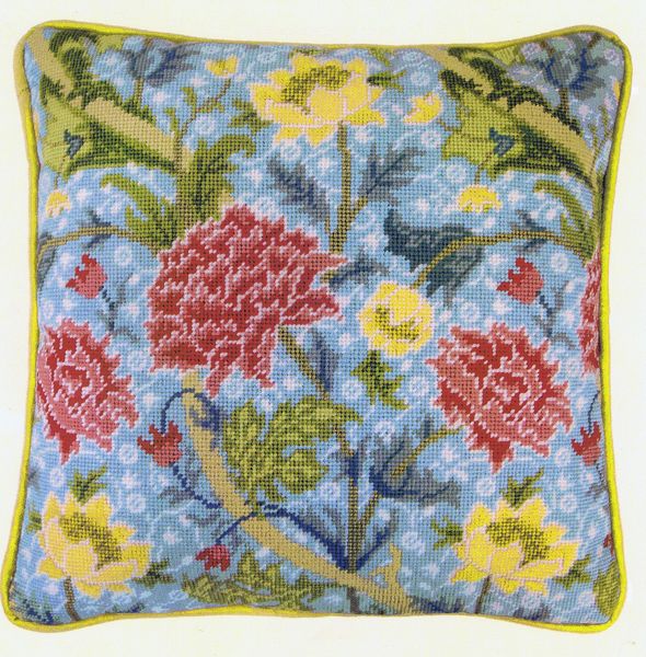 William Morris Style Cushion Front - Cray