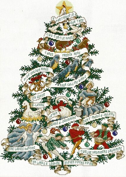 The 12 Days Of Christmas Tree