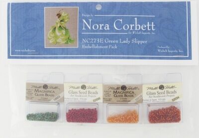 Green Lady Slipper Embellishment Pack